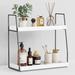 Mercer41 Mailis Solid Wood Freestanding Bathroom Shelves Solid Wood in Gray | 14 H x 14.4 W x 6.7 D in | Wayfair A39CE506E97C48E3875130EB36A40AF7