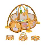 Costway 4-in-1 Baby Play Gym with Soft Padding Mat and Arch Design