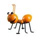 Morttic Metal Ant Wall Decor Set of 4 Colorful Wall Art Decoration Sculptures Indoor Outdoor Home Garden Yard Lawn Art Decor (Yellow)