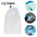 VerPetridure 5 Pcs Replacement Pool Jet Vacuum Bag Pool Accessories for Above Ground Pools Universal Fit Leaf and Debris Collection Bags Pool Vacuum Bag Replacement