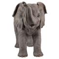 Hi-Line Gifts 26.75 Mink Regal Pose Elephant Outdoor Garden Statue