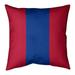ArtVerse Buffalo Buffalo Football Stripes Pillow-Cotton Twill 26 x 26 Large