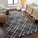 Hauteloom Taclobo Living Room Bedroom Area Rug - Modern - Gray Black - 2 x 3