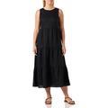 s.Oliver Women's 2131881 Kleid, Midi, schwarz 9999, 44