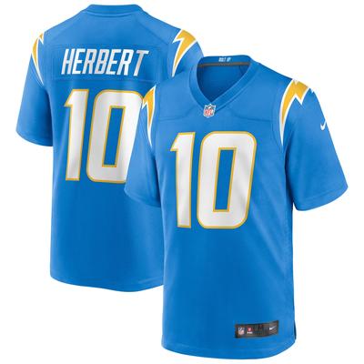 Los Angeles Chargers Nike Game Heimtrikot - Puderblau - Justin Herbert - Herren Image