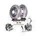 2001-2004 Mazda B4000 Front Brake Pad and Rotor and Wheel Hub Kit - Detroit Axle