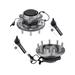 2011-2016 Chevrolet Silverado 2500 HD Front Wheel Hub Assembly and Tie Rod End Kit - Detroit Axle