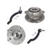 2001-2009 Volvo S60 Front Wheel Hub Assembly and Tie Rod End Kit - Detroit Axle