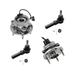 2004-2007 Saturn Ion Front Wheel Hub Assembly and Tie Rod End Kit - Detroit Axle