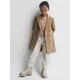 Reiss Kids' Harlow Mid-Length Coat, Camel