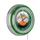 Trademark Gameroom Miami Hurricanes Clocks Analog Round Wall in Chrome | MIA1400-HC