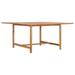 Gecheer Patio Table 59.1 x59.1 x29.9 Solid Teak Wood