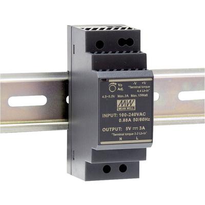 HDR-30-24 Hutschienen-Netzteil (DIN-Rail) 24 v/dc 1.5 a 36 w Anzahl Ausgänge:1 x Inhalt - Mean Well