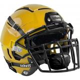 Schutt F7 VTD Adult Football Helmet with Carbon Steel Mask (Gold XL+ Black ROPO-NB)