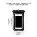 Sehao Universal Waterproof Pouch IPX8 Waterproof Cellphone Dry Bag Underwater Case