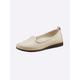 Slipper Gr. 40, beige (ecru) Damen Schuhe Ballerinas