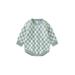 Binwwede Baby Girls Boys Romper Checkerboard Plaid Round Neck Long Sleeve Knitted Sweater Jumpsuits Fall Winter Bodysuits