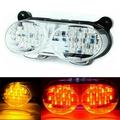 ALLTIMES 12V Motorcycle LED Tail Light for Kawasaki ZR-7 1999-2005 for ZR-7S 2001-2003 for ZX-6R 1997-2002 ABS Plastic