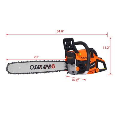 20 in. 58 cc Gas Chainsaw Gasoline Chain Saw for Trees ,Wood Cutting 2-Cycle EPA Compliant