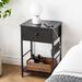 Nightstand with Charging Station(Set of 2)