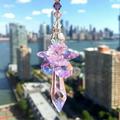 amousa Modern Rainbow Crystal Angel Chakra Suncatcher Car Charm Pendant