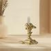 Vintage Style Pillar Candle Holder Candlestick for Table Centerpiece Aureate