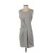 NATION LTD Casual Dress - DropWaist: Gray Solid Dresses - Women's Size X-Small