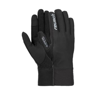 Skihandschuhe REUSCH "Karayel GORE-TEX INFINIUM™", Damen, Gr. 6, silber (schwarz, silberfarben), 80% Polyester, 17% Polyamid, 3% Elasthan, mehrfarbig, casual, Handschuhe, mit praktischer Touch-Tec Technologie Image