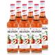 Monin Peach Syrup 70cl Bottle - Set of 6 - Peach Syrup Flavouring for Cocktails