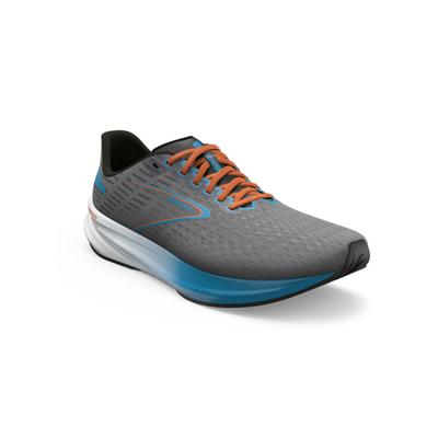 Brooks Hyperion 2 Running Shoes - Men's Grey/Atomic Blue/Scarlet 9 Medium 1104071D020.090
