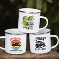 Tasse en émail de camping-car tasse Adventure Together cadeau d'urgence camping-car camionnette