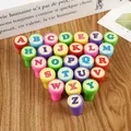 Tampons encreurs avec lettres de l'alphabet pour enfants tampons encreurs tampons encreurs sceau