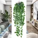 Plante Verte Artificielle de 90cm Lierre Cuir oral elu SeAbropérer Radis Fleur Artificielle