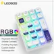 LEOBOG-Pavé numérique Bluetooth K21 clavier numérique mécanique clavier de jeu transparent