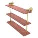 Allied Brass Carolina Collection 22 Inch Triple Wood Shelf