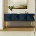 Valere 71" Modern Storage Sideboard and Buffet with 3D Viewing Standard by HULALA HOME