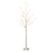 Puleo International Set of 2 6 ft. Pre-Lit White Artificial Twig Tree