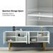 Valere 71" Modern Storage Sideboard and Buffet with 3D Viewing Standard by HULALA HOME