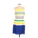 Gianni Bini Casual Dress - Mini Scoop Neck Sleeveless: Yellow Stripes Dresses - Women's Size Medium