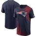 Men's Nike Navy New England Patriots Yard Line Fashion Asbury T-Shirt