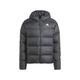 Adidas Herren Essentials Mittelschwere Daunenjacke mit Kapuze, Schwarz, Schwarz, XXL