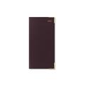 Letts Roma Slim week to view with appointments 2024 leather diary - burgundy