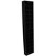 WATSONS BLOCK - Tall Sleek 360 CD / 160 DVD Media Storage Tower Shelves - Black