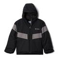 Columbia Youth Boys Lightning Lift II Jacket, Black, City Grey, XS