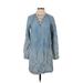 Sugar Lips Casual Dress - Shift: Blue Dresses - Women's Size X-Small