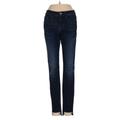 FRAME Denim Jeans - Mid/Reg Rise: Blue Bottoms - Women's Size 24