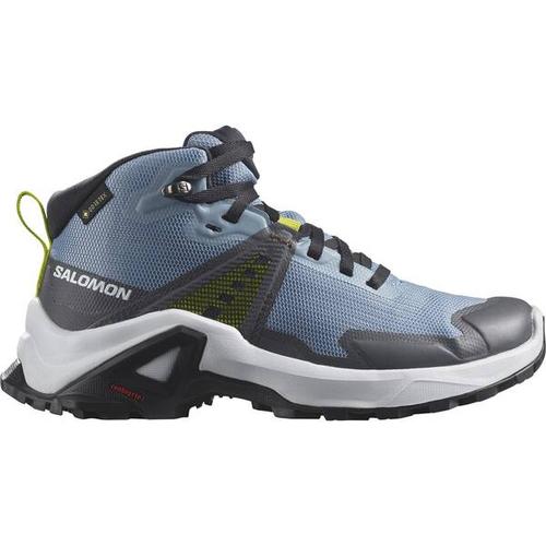 SALOMON Kinder Trekkingstiefel SHOES X RAISE MID GTX J Faded/Indigo Bun, Größe 39 in Faded Denim/Indigo Bunting/Acid Lim