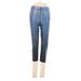 Zara Terez for SoulCycle Active Pants - Mid/Reg Rise Skinny Leg Cropped: Blue Activewear - Women's Size Small