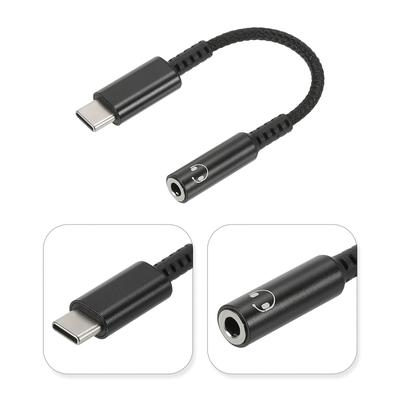 USB Type C to 3.5mm Headphone Jack Adapter USB C to Aux Audio Cord 5