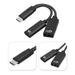 USB C to OTG USB Adapter and Type C 60W PD Fast Charging Cable 2 in 1